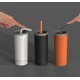 Купить Термостакан Superb Sippy с трубочкой, белый с нанесением логотипа