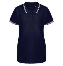 Рубашка поло женская Virma Stripes Lady, темно-синяя