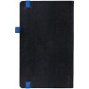 Купить Ежедневник Ton недатированный, черный с синим с нанесением логотипа