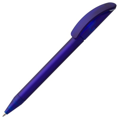 Купить Ручка шариковая Prodir DS3 TFF Ring, синяя с серым с нанесением