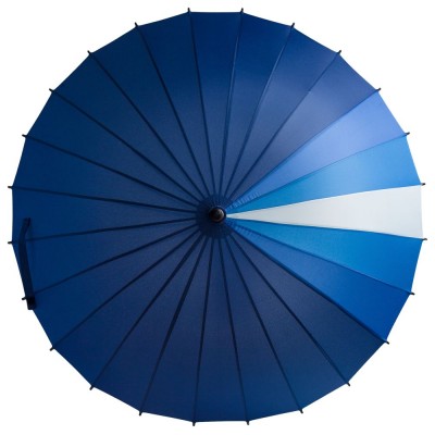 Купить Зонт-трость «Спектр», синий с нанесением
