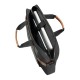Купить Сумка для ноутбука Sideways Laptop Bag, черная с серым с нанесением логотипа