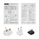 Купить Часы настенные White & White Clock, белые с нанесением логотипа