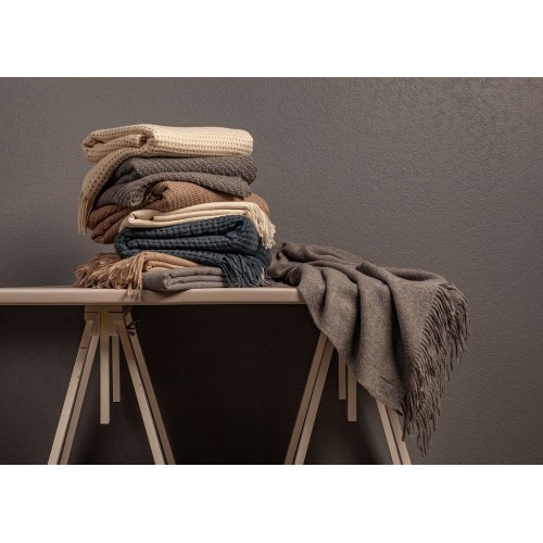 Купить Плед Cosy, белый с нанесением логотипа Купить Плед Cosy, белый с нанесением логотипа