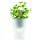Горшок для растений Flowerpot, фарфоровый, белый