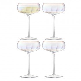 Набор бокалов для шампанского Pearl Saucer