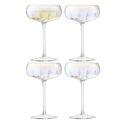 Купить Набор бокалов для шампанского Pearl Saucer с нанесением