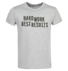 Футболка Hard Work. Best Results, серый меланж