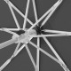 Купить Зонт складной Fiber Alu Light, черный с нанесением логотипа