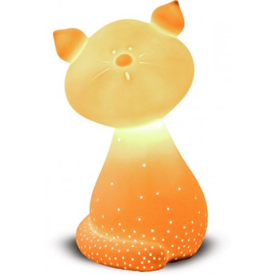 Купить Светильник керамический «Кот» с нанесением