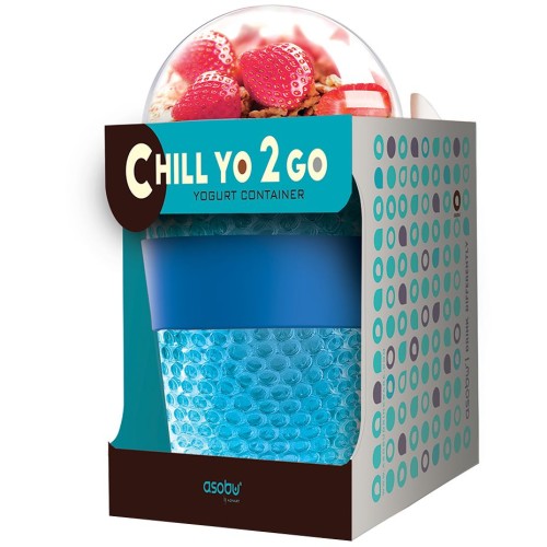 Купить Охлаждающий контейнер Chill Yo 2 Go, зеленый с нанесением логотипа