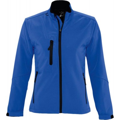 Купить Куртка женская на молнии ROXY 340 ярко-синяя с нанесением