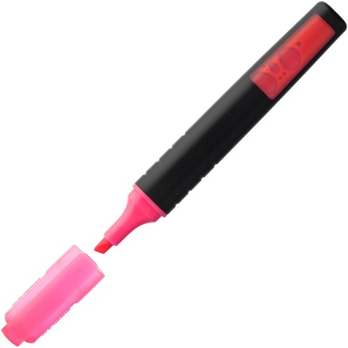 Купить Маркер текстовый Liqeo Pen, розовый с нанесением логотипа