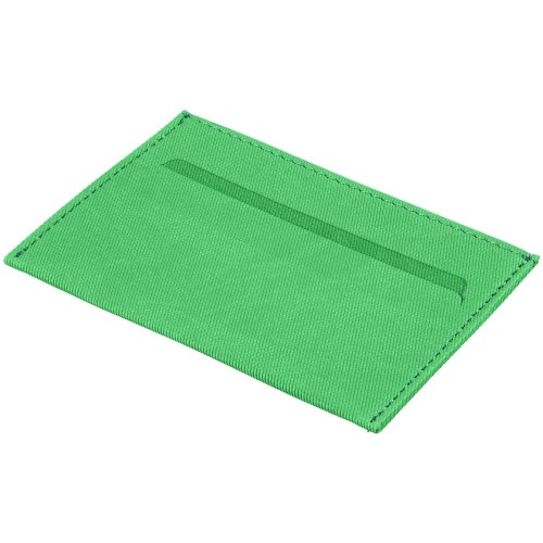 Купить Чехол для карточек Twill, зеленый с нанесением логотипа