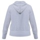 Купить Толстовка женская Hooded Full Zip серый меланж с нанесением логотипа