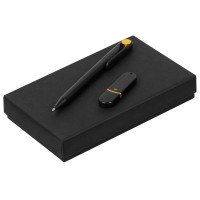 Набор YourDay Black, черно-желтый