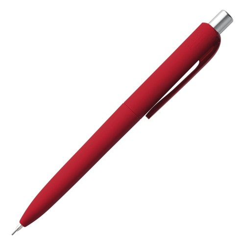 Купить Карандаш механический Prodir DS8 MRR-C Soft Touch, красный с нанесением логотипа