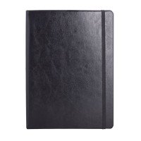 Блокнот Freenote, в клетку, черный