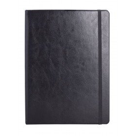 Блокнот Freenote, в клетку, черный