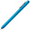 Купить Ручка шариковая Slider Silver, голубой металлик с нанесением логотипа