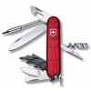 Купить Офицерский нож CyberTool S, прозрачный красный с нанесением логотипа