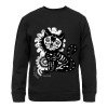 Купить Свитшот детский Cat Muertos, черный с нанесением логотипа
