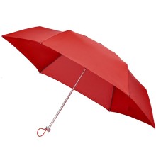 Складной зонт Alu Drop S, 3 сложения, механический, красный