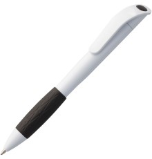 Ручка шариковая Grip, белая с черным