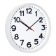 Купить Часы настенные ChronoTop, белые с нанесением логотипа