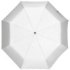 Купить Зонт складной Manifest со светоотражающим куполом, серый с нанесением логотипа