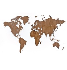 Деревянная карта мира World Map Wall Decoration Exclusive, орех