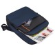 Купить Рюкзак для ноутбука Qibyte Laptop Backpack, синий с черными вставками с нанесением логотипа