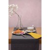 Купить Дорожка на стол из умягченного льна с декоративной обработкой, темно-серая с нанесением логотипа