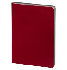 Ежедневник Slip, недатированный, красный с серым