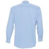 Купить Рубашка мужская с длинным рукавом BOSTON, голубая с нанесением логотипа
