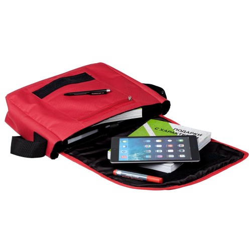 Купить Сумка для ноутбука Unit Laptop Bag, красная с нанесением логотипа