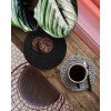 Купить Кофейная пара Life Fashion, черная с нанесением логотипа
