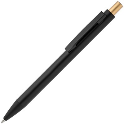 Купить Ручка шариковая Chromatic PP, черная с золотистым с нанесением
