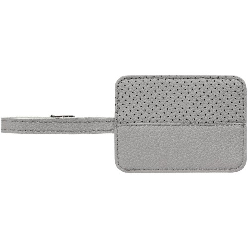 Купить Багажная бирка dotMODE, серая с нанесением логотипа