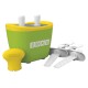 Купить Набор для приготовления мороженого Duo Quick Pop Maker, зеленый с нанесением логотипа