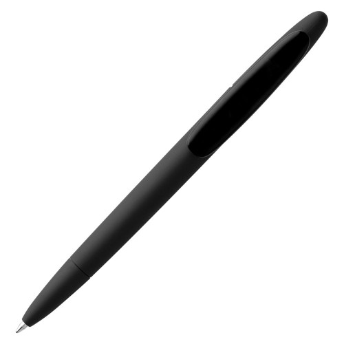 Купить Ручка шариковая Prodir DS5 TRR-P Soft Touch, черная с нанесением логотипа Купить Ручка шариковая Prodir DS5 TRR-P Soft Touch, черная с нанесением логотипа
