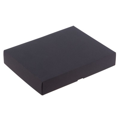 Купить Подарочная коробка «Лунго», черная с нанесением логотипа