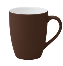 Кружка Good Morning c покрытием софт-тач, коричневая