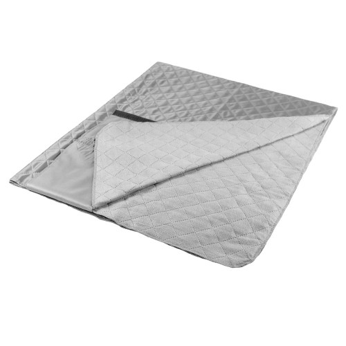Купить Плед для пикника Comfy, серый с нанесением логотипа