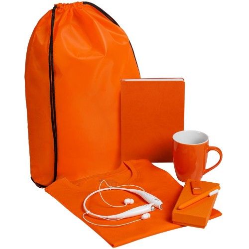Купить Набор Welcome Kit, оранжевый с нанесением логотипа