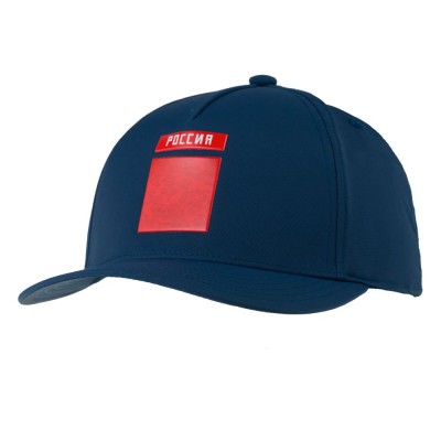 Купить Бейсболка RFU Cap, темно-синяя с нанесением логотипа