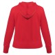 Купить Толстовка женская Hooded Full Zip красная с нанесением логотипа
