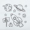 Купить Набор для раскрашивания Space с нанесением логотипа