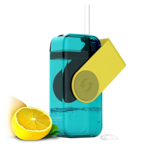 Купить Бутылка Juicy Drink Box, желтая с нанесением логотипа Купить Бутылка Juicy Drink Box, желтая с нанесением логотипа