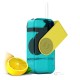 Купить Бутылка Juicy Drink Box, желтая с нанесением логотипа